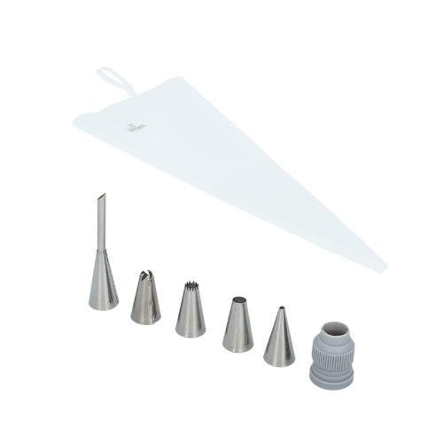 Rękaw cukierniczy z tylkami + adapter Baker's Best / Birkmann 424081