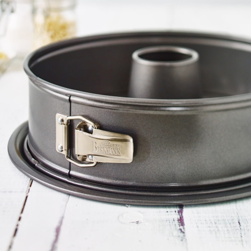 Forma do ciasta 2w1 tortownica + forma do babki z kominem EASY BAKING 28 cm / Birkmann 881 051