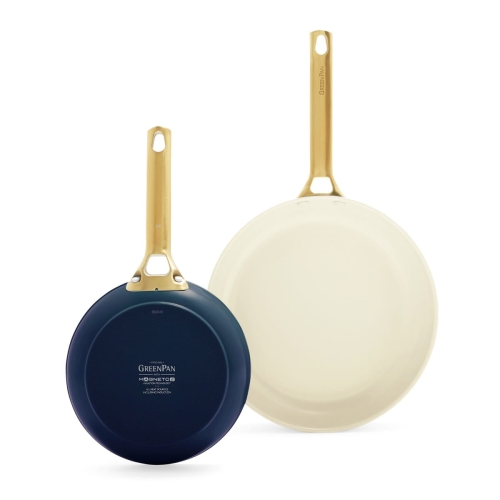 Patelnie ceramiczne PADOVA Oxford Blue 20cm + 26 cm / GreenPan