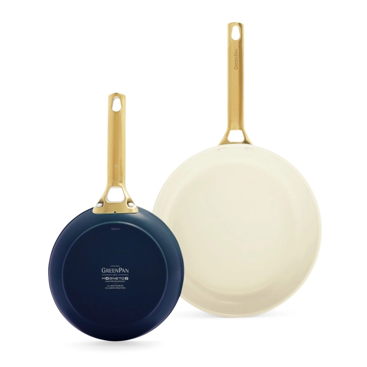 Patelnie ceramiczne PADOVA Oxford Blue 20cm + 26 cm / GreenPan