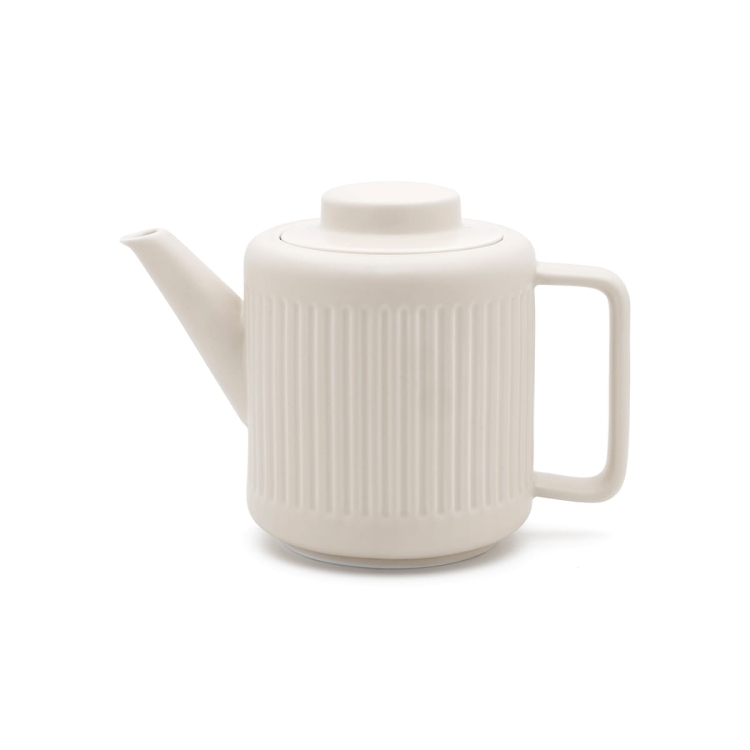 Dzbanek do herbaty ceramiczny Skagen 1,2L - biały Bredemeijer  147050