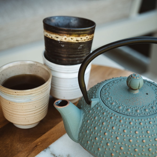 Kubki ceramiczne jak japońskie czarki 200ml - zestaw 3 sztuki