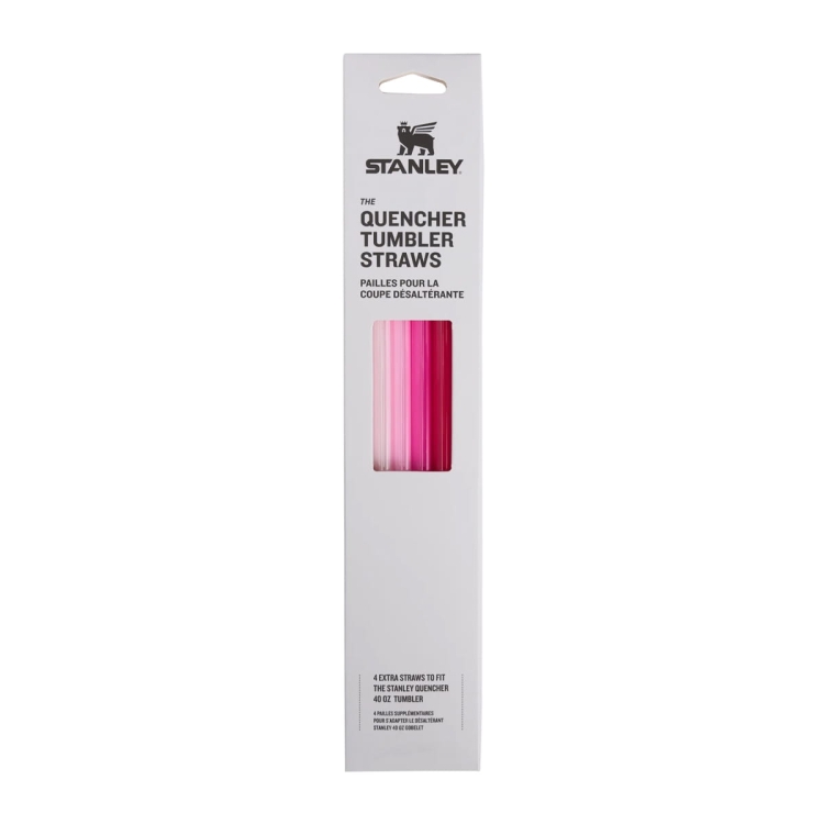 Słomki do Stanley Quencher H2.O FlowState™ 1,18 L Pink - 4 sztuki