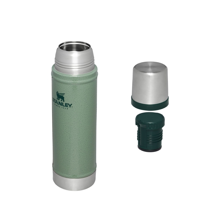 Termos Stanley LEGENDARY CLASSIC Hammertone Green z przelewowym korkiem