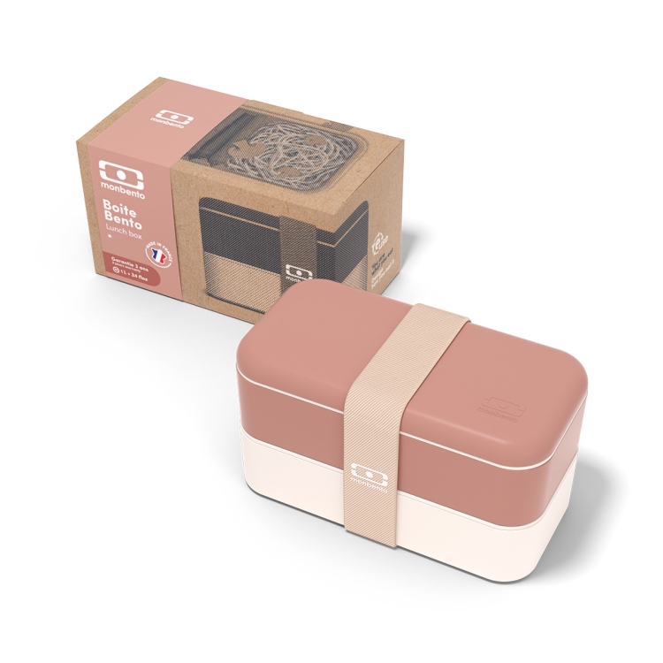 Monbento Original bento lunchbox 1L Rosa Moka różowy