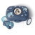 Monbento MB Gram niebieski lunchbox z motywem wilczka wolf– widok z góry