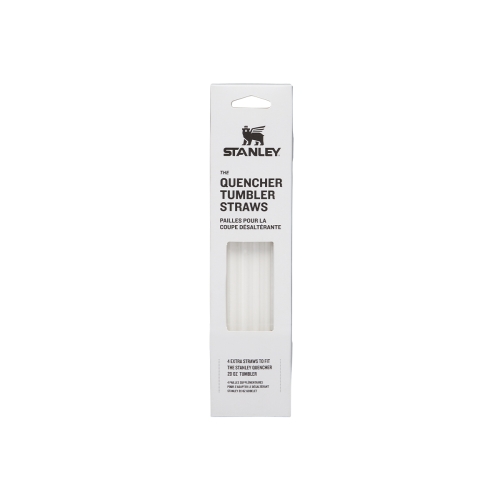 Zapasowe Słomki do Stanley Quencher H2.O FlowState™ 0,6 l  20oz Clear - 4 sztuki - bezbarwne