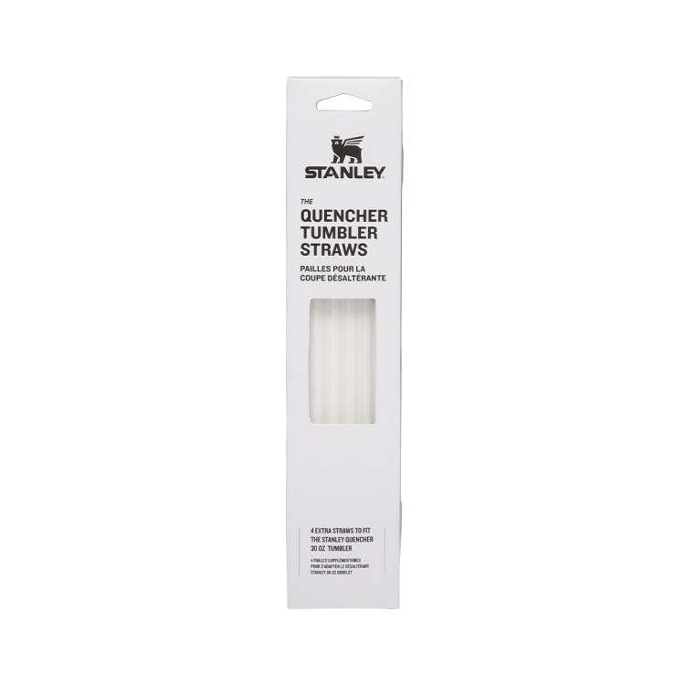 Słomki do Stanley Quencher H2.O FlowState™ 0,89 l  30oz Clear - 4 sztuki - bezbarwne