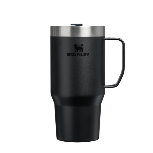 Kubek z pokrywką i uchem Everyday Suburban czarny 700 ml