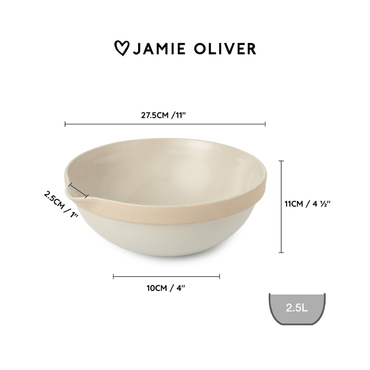Ceramiczna miska do ciasta Jamie Oliver Big Love – wymiary