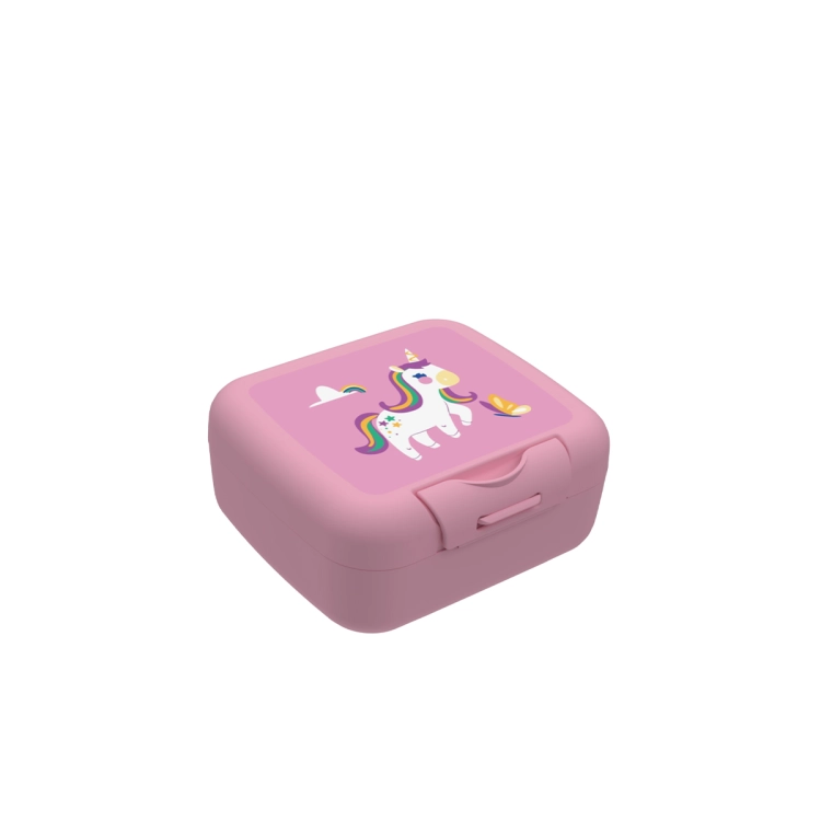 Mały pojemnik na kanapki lub przekąski do szkoły i przedszkola. Lunchbox dla dziecka 200ml Unicorn Amuse
