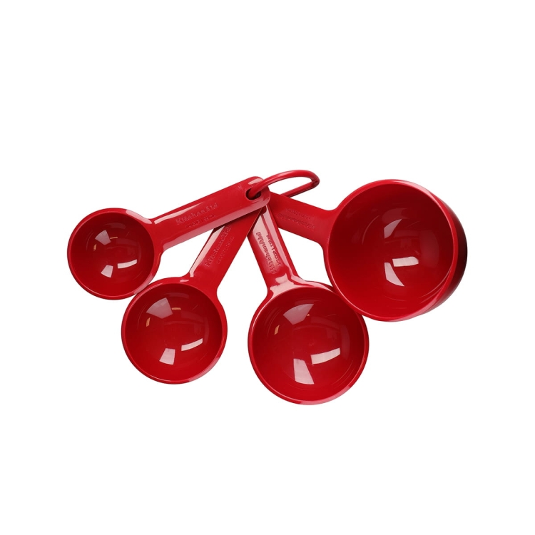 KitchenAid miarki kuchenne 4 szt Empire Red